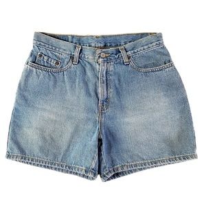 Vintage Levi's Bermuda Shorts Women's 10 Blue Jeans Medium Wash High Rise Mom
